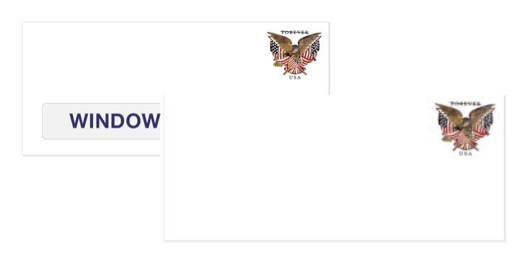 Different envelope address window options